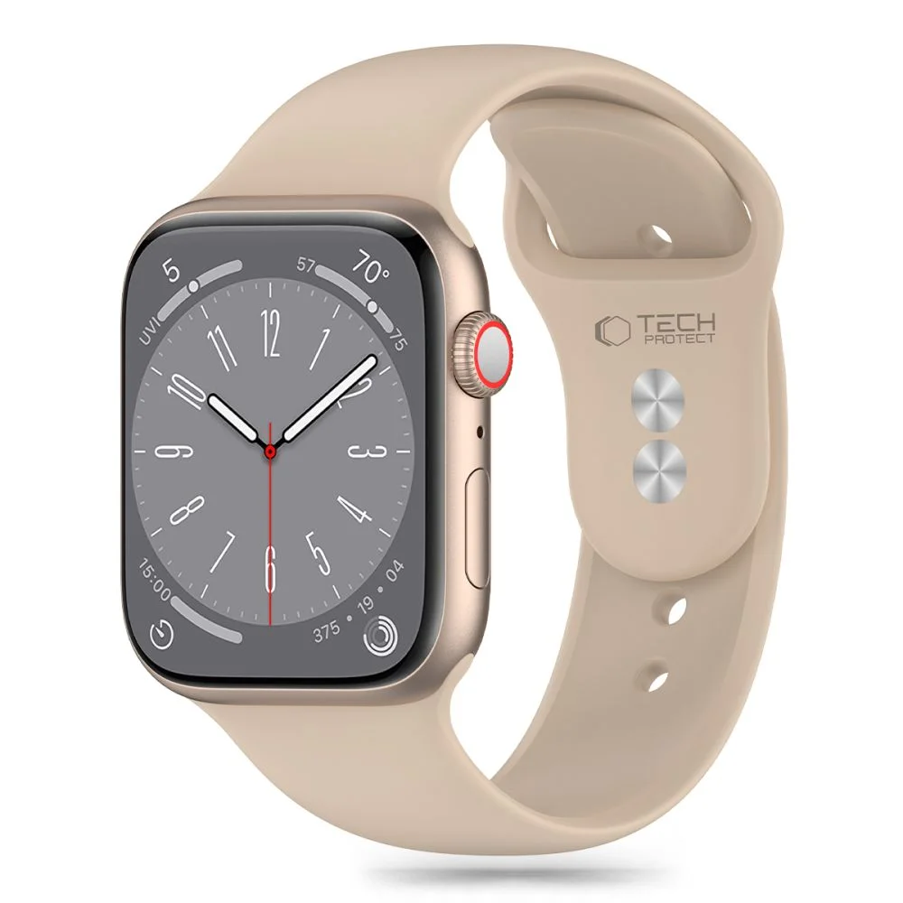 Φωτογραφία προϊόντος: Tech-Protect Λουράκι Σιλικόνης Apple Watch 8 / 9 / 10 / 11 / SE (40 / 41 / 42mm) Walnut