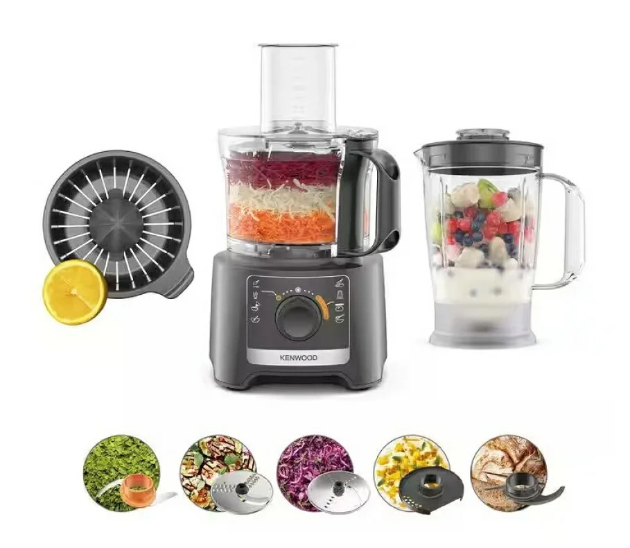 Φωτογραφία προϊόντος: ΠΟΛΥΜΙΞΕΡ KENWOOD FDP31.360GY INOX 800W ΜΠΛΕΝΤΕΡ 2,1LT& ΛΕΜΟ/ΦΤΗΣ& 2 ΑΝΟΞ.ΔΙΣΚ