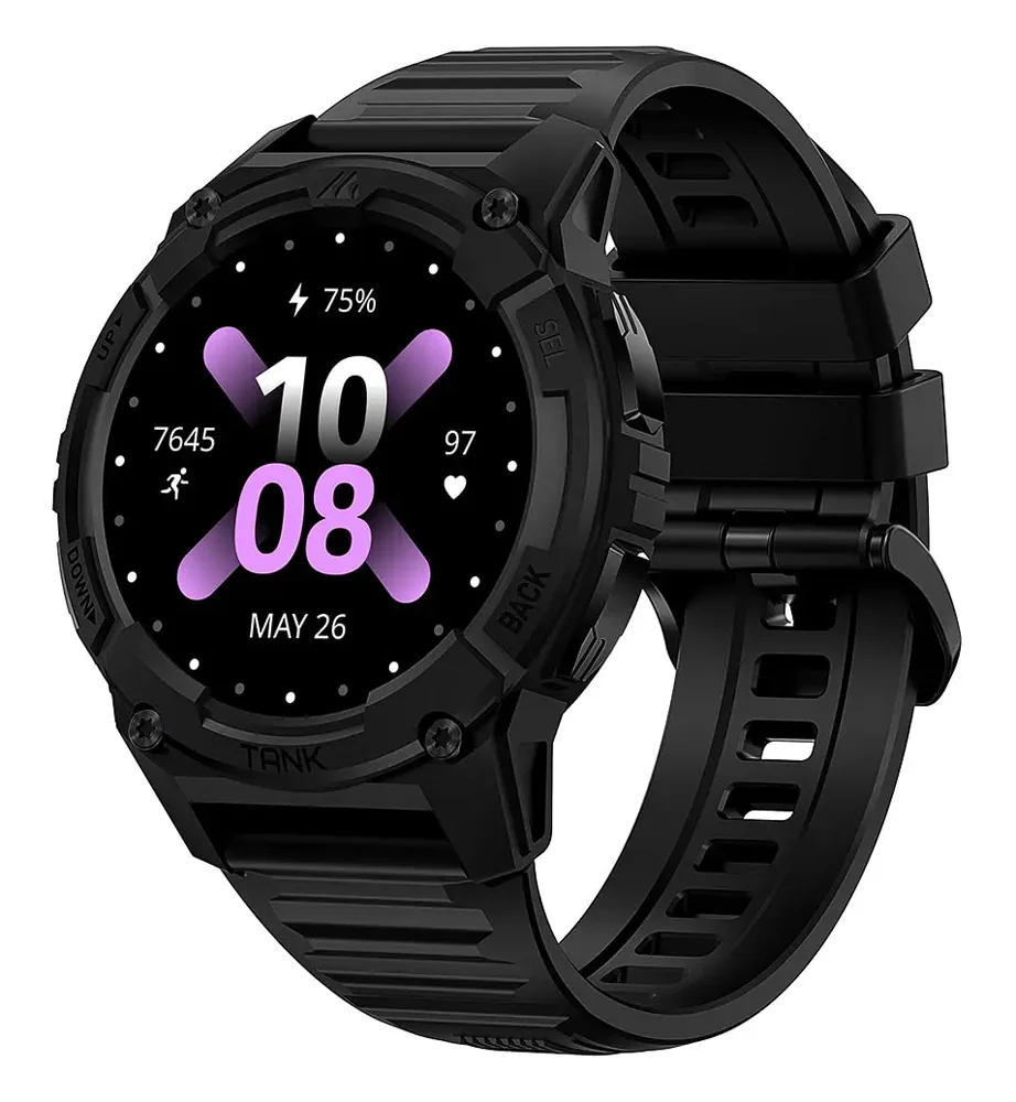 Φωτογραφία προϊόντος: KOSPET smartwatch TANK S2, heart rate, 1.32" AMOLED, GPS, 5 ATM & IP69K, μαύρο