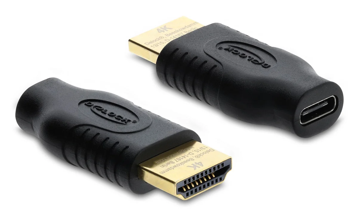 Φωτογραφία προϊόντος: DELOCK αντάπτορας HDMI σε USB-C 61075, 4K/60Hz, μαύρος