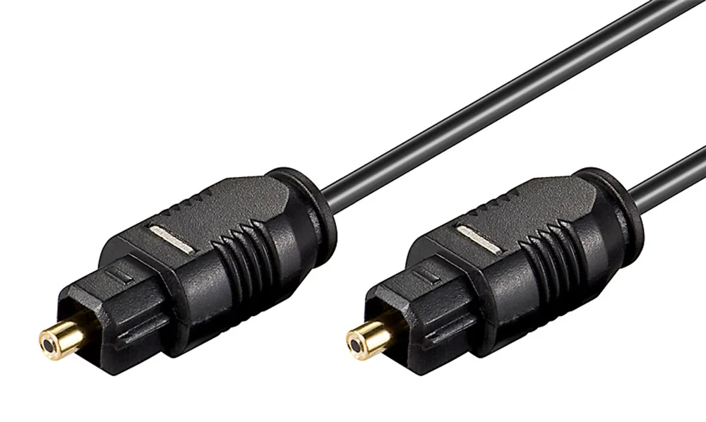 Φωτογραφία προϊόντος: GOOBAY καλώδιο ήχου Toslink 51219, gold plated, 2.2mm, 5m, μαύρο