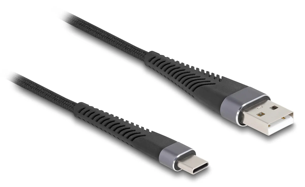 Φωτογραφία προϊόντος: DELOCK καλώδιο USB σε USB-C 81123, 60W, 480Mbps, 3m, μαύρο