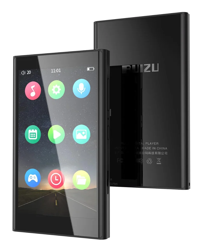 Φωτογραφία προϊόντος: RUIZU MP3 player H10 με οθόνη αφής 3.8", 16GB, Bluetooth, μαύρο
