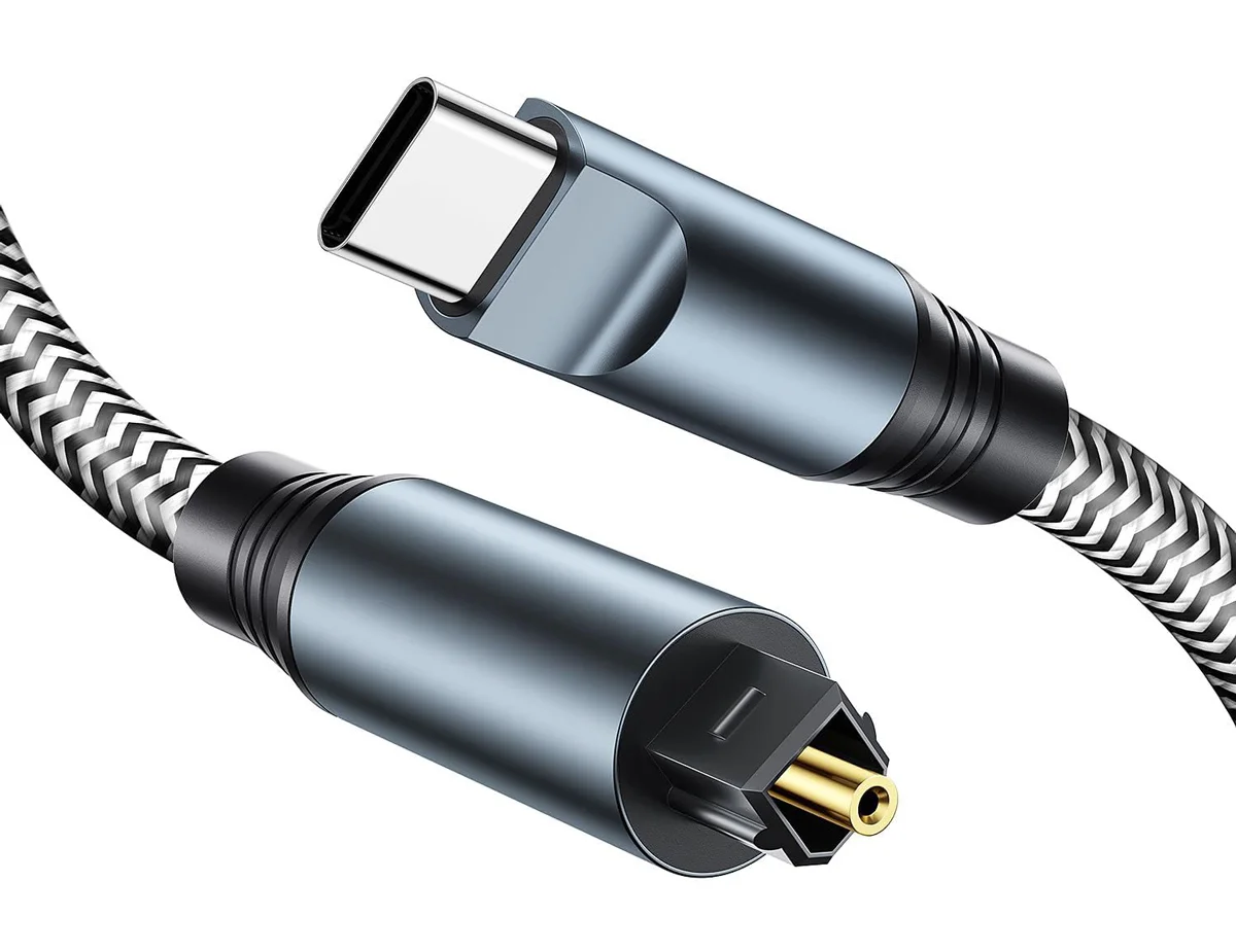 Φωτογραφία προϊόντος: POWERTECH καλώδιο ήχου USB-C σε Toslink CAB-UC091, 1m, γκρι