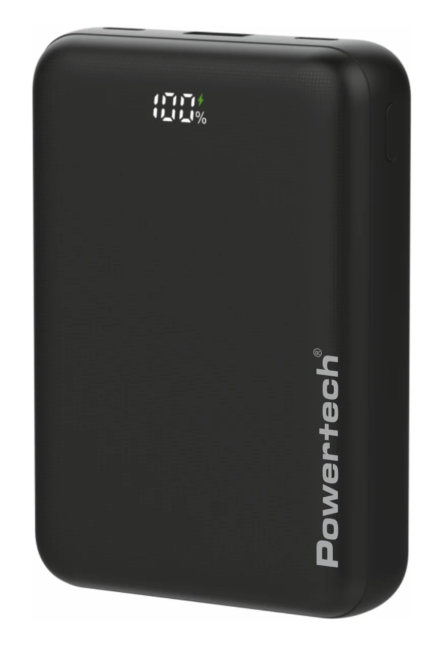 Φωτογραφία προϊόντος: POWERTECH power bank PT-1503 με οθόνη, 20000mah, 22.5W, μαύρο