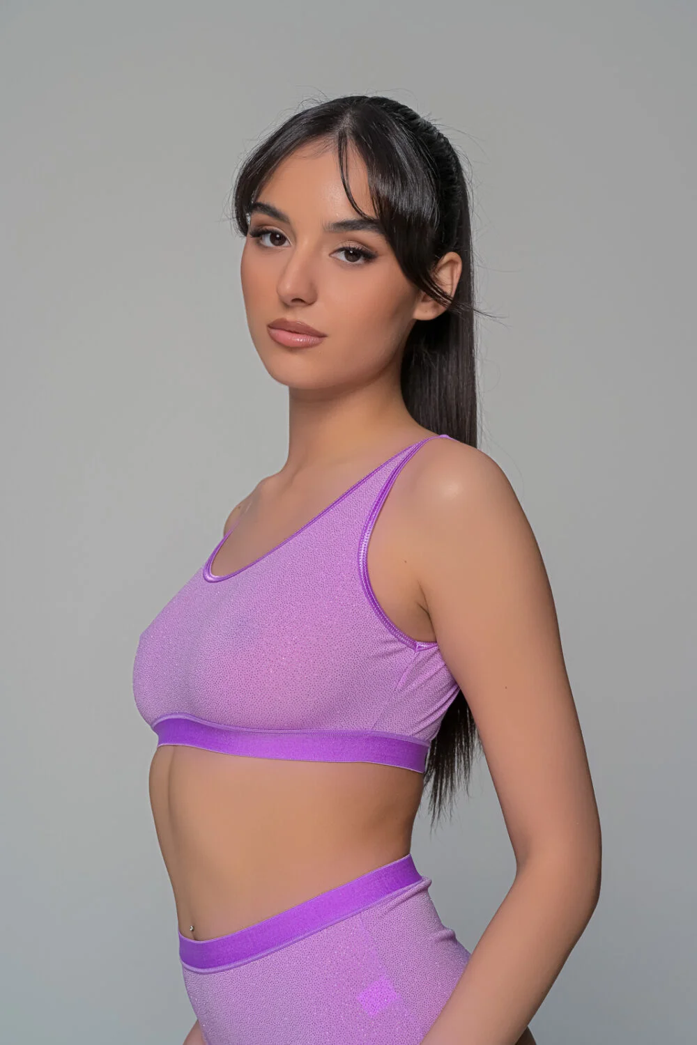 Φωτογραφία προϊόντος: Milena By Paris Μπουστάκι Λύκρα - Λιλά