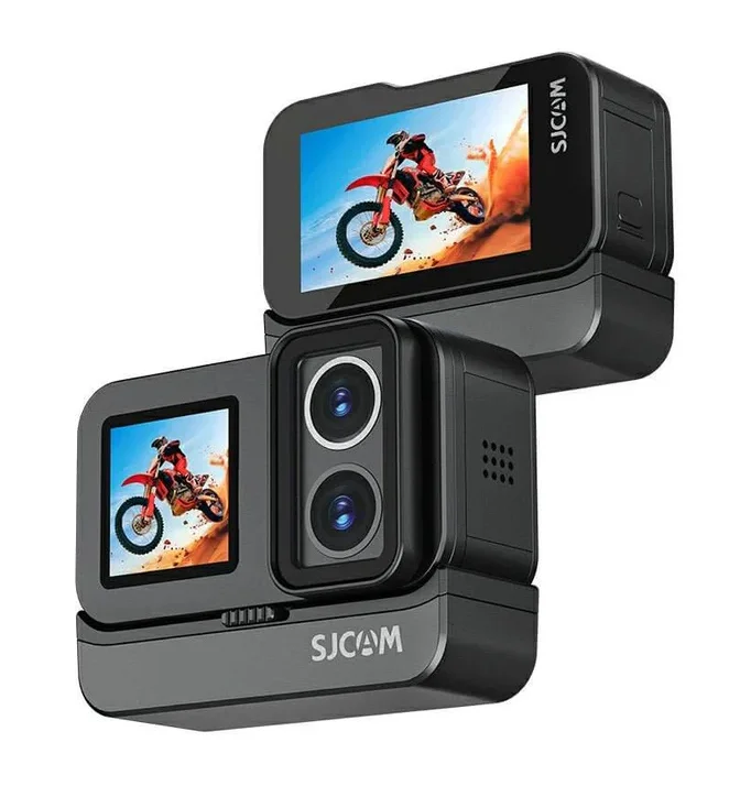Φωτογραφία προϊόντος: SJCAM action camera SJ20 με 2x φακούς, 2x οθόνες, 20MP/4K, WiFi, αδιάβροχη θήκη, μαύρη