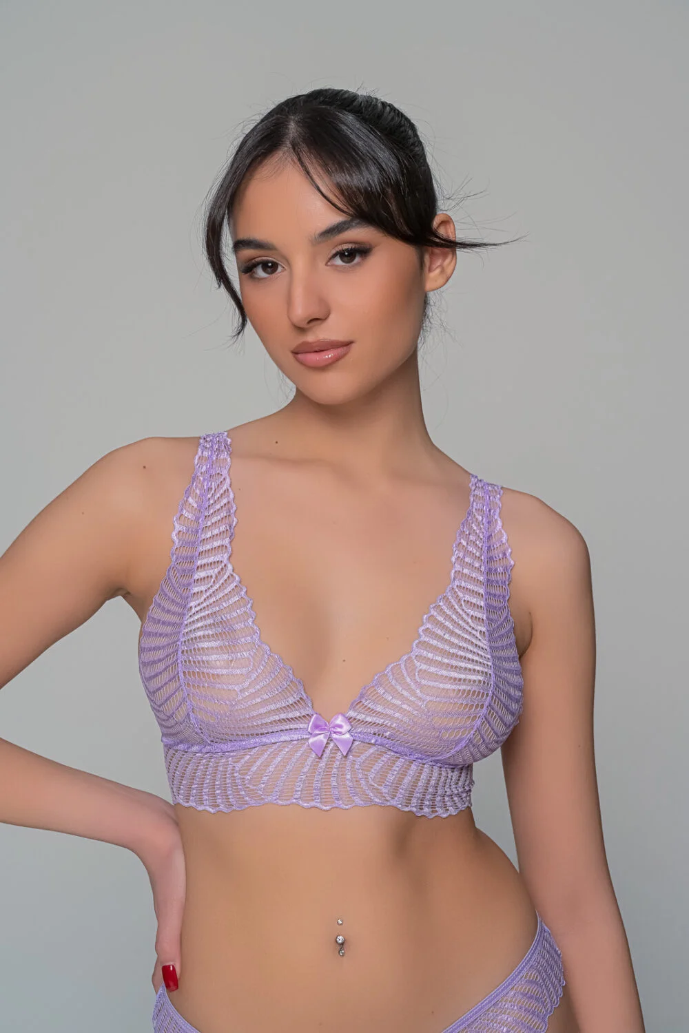 Φωτογραφία προϊόντος: Milena By Paris Δαντελένιο Bralette Λιλά