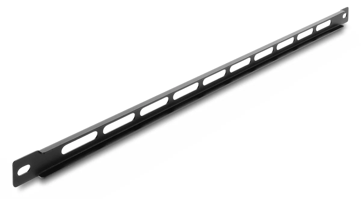 Φωτογραφία προϊόντος: DELOCK cable management panel 67459 για rack 19", 0.5U, βάθος 9mm, μεταλλικό, μαύρο