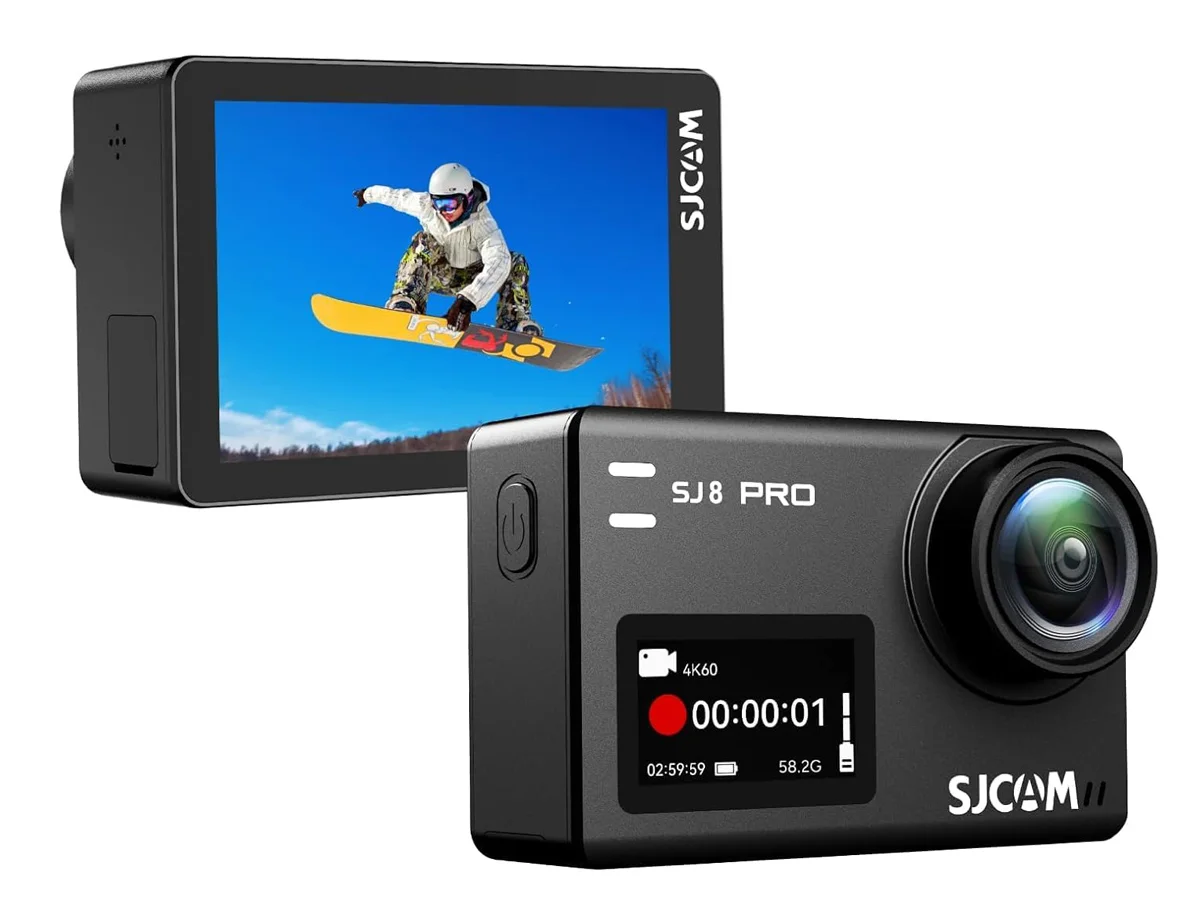 Φωτογραφία προϊόντος: SJCAM action camera SJ8 Pro, οθόνη αφής, 12MP/4K, WiFi, αδιάβροχη θήκη, μαύρη