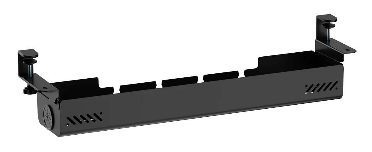 Φωτογραφία προϊόντος: BRATECK cable management γραφείου CC11-22-2, μεταλλικό, 894x167x196mm, μαύρο
