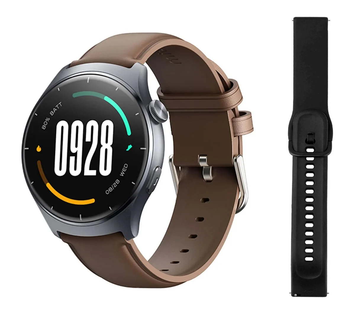 Φωτογραφία προϊόντος: MIBRO smartwatch Lite 3 με 2x λουράκια, heart rate, 1.3" AMOLED, 2 ATM, γκρι/καφέ