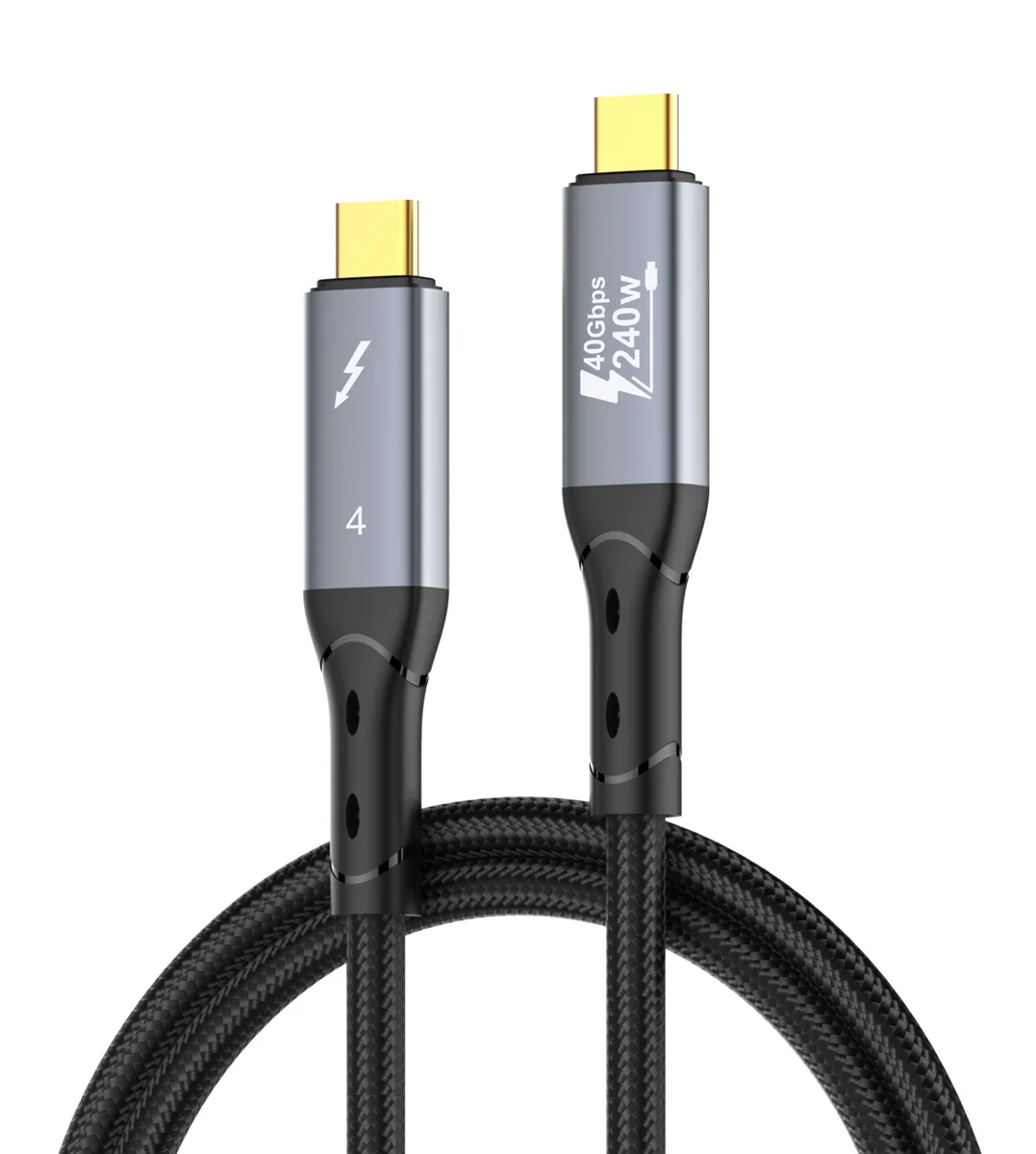 Φωτογραφία προϊόντος: LDNIO καλώδιο USB-C TC-11c, 240W, 40Gbps, 8K/60Hz, 1m, μαύρο