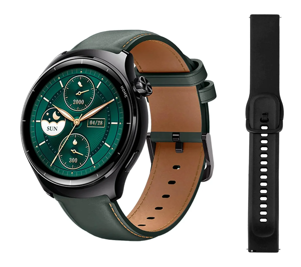 Φωτογραφία προϊόντος: MIBRO smartwatch Lite 3 Pro με 2x λουράκια, heart rate, 1.32" AMOLED, GPS, 5 ATM, μαύρο/πράσινο