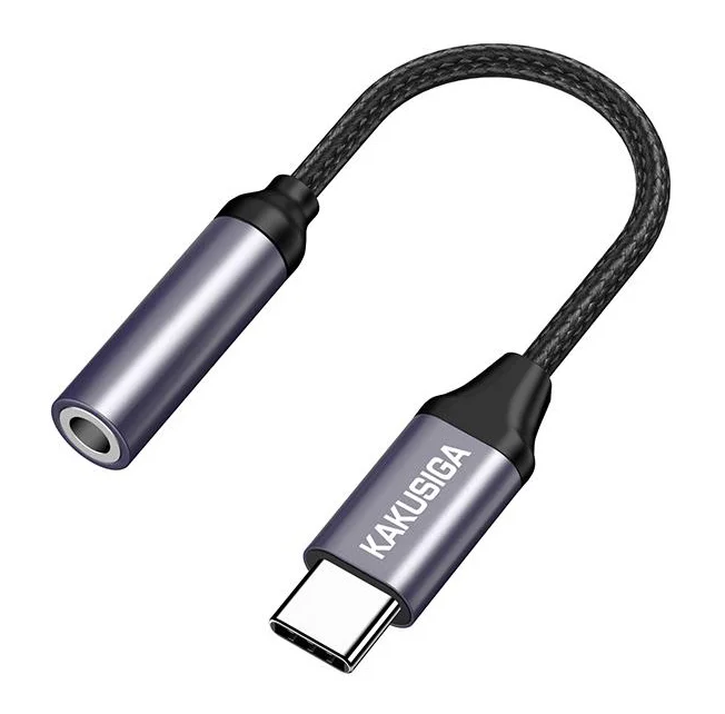 Φωτογραφία προϊόντος: KAKUSIGA αντάπτορας USB-C σε 3.5mm KSC-428, γκρι