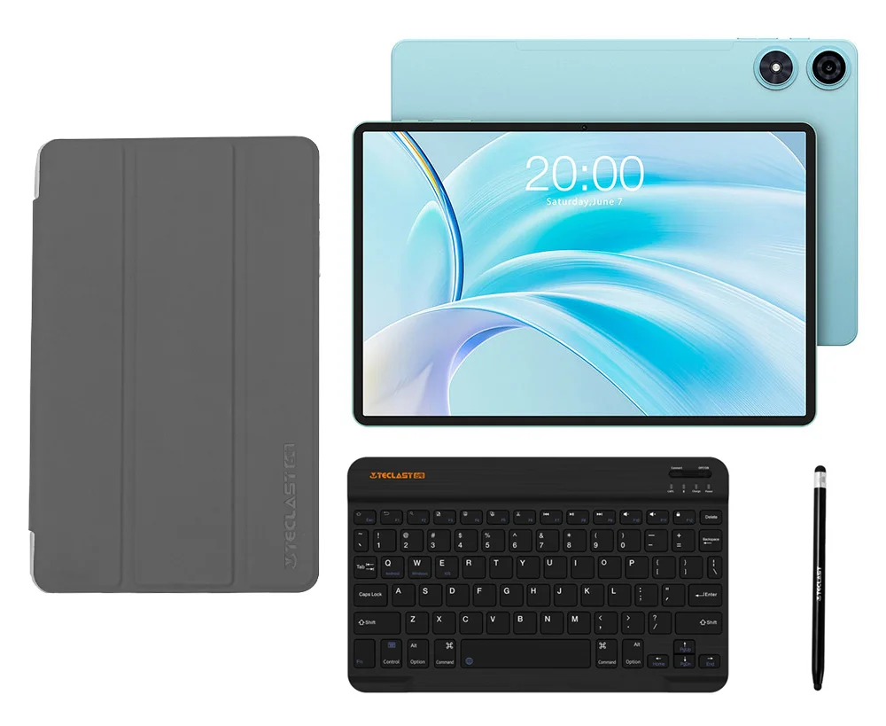 Φωτογραφία προϊόντος: TECLAST tablet P50 με πληκτρολόγιο/στυλό αφής/θήκη, 11", 4/128GB, 4G, Android 15, 7000mAh, μπλε