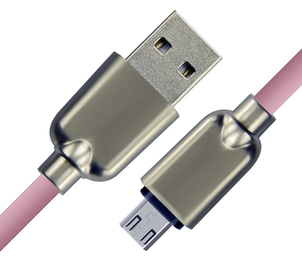 Φωτογραφία προϊόντος: CABLETIME καλώδιο micro USB σε USB CT-PE32-ZFMC, 2A, 480Mbps, 1m, ροζ