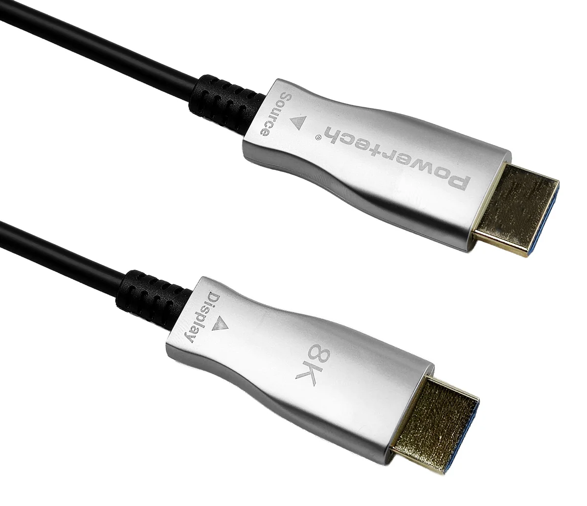 Φωτογραφία προϊόντος: POWERTECH καλώδιο HDMI 2.1 CAB-H193 με Ethernet, 8K/60Hz, 48 Gbps, 10m, μαύρο
