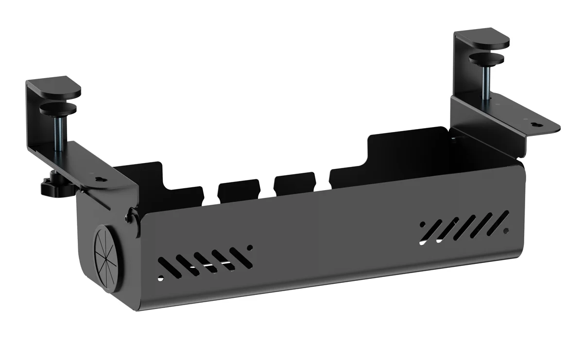 Φωτογραφία προϊόντος: BRATECK cable management γραφείου CC11-22-1, μεταλλικό, 494x167x196mm, μαύρο