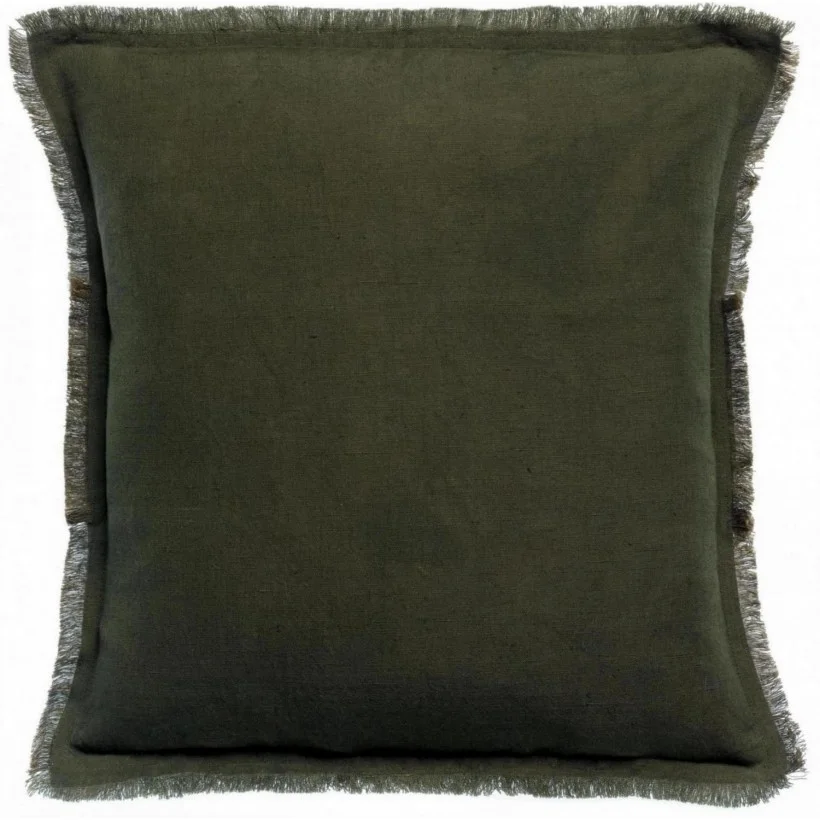 Φωτογραφία προϊόντος: ΜΑΞΙΛΑΡΙ VIVARAISE LALY OLIVE 45x45 50% ΛΙΝΟ 50% ΒΑΜΒΑΚΙ