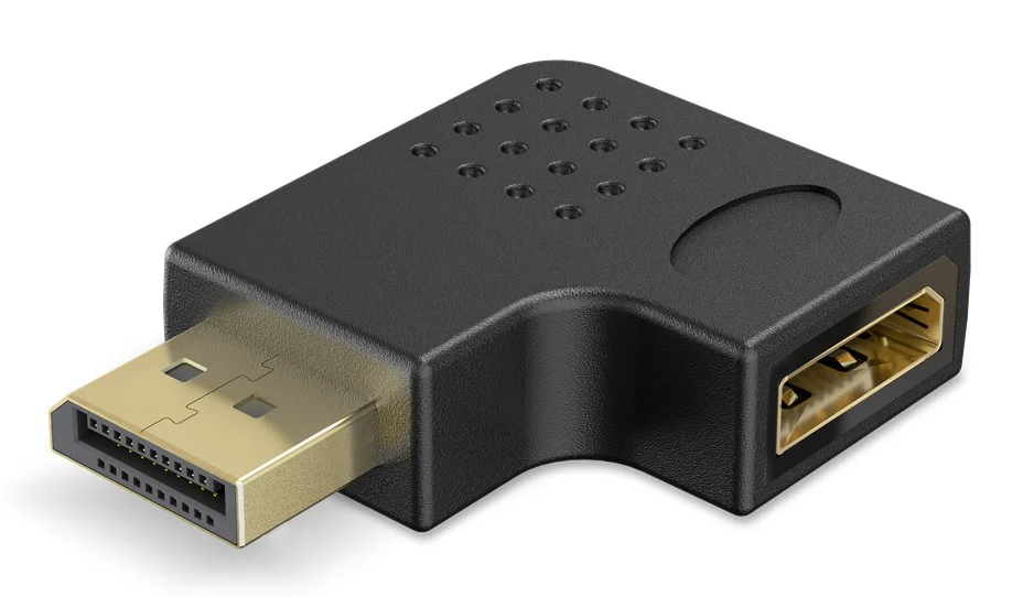 Φωτογραφία προϊόντος: GOOBAY αντάπτορας DisplayPort 77131, 8K/144Hz, γωνιακός, μαύρος