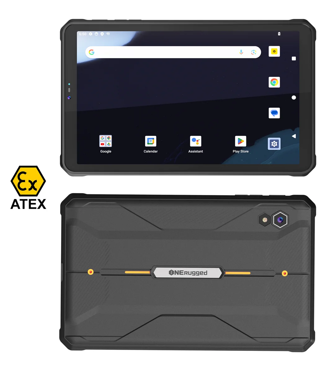 Φωτογραφία προϊόντος: ONERUGGED tablet T1, 8.68", 8/128GB, 4G, 8000mAh, IP68/MIL-STD 810H/Atex Zone 2, μαύρο