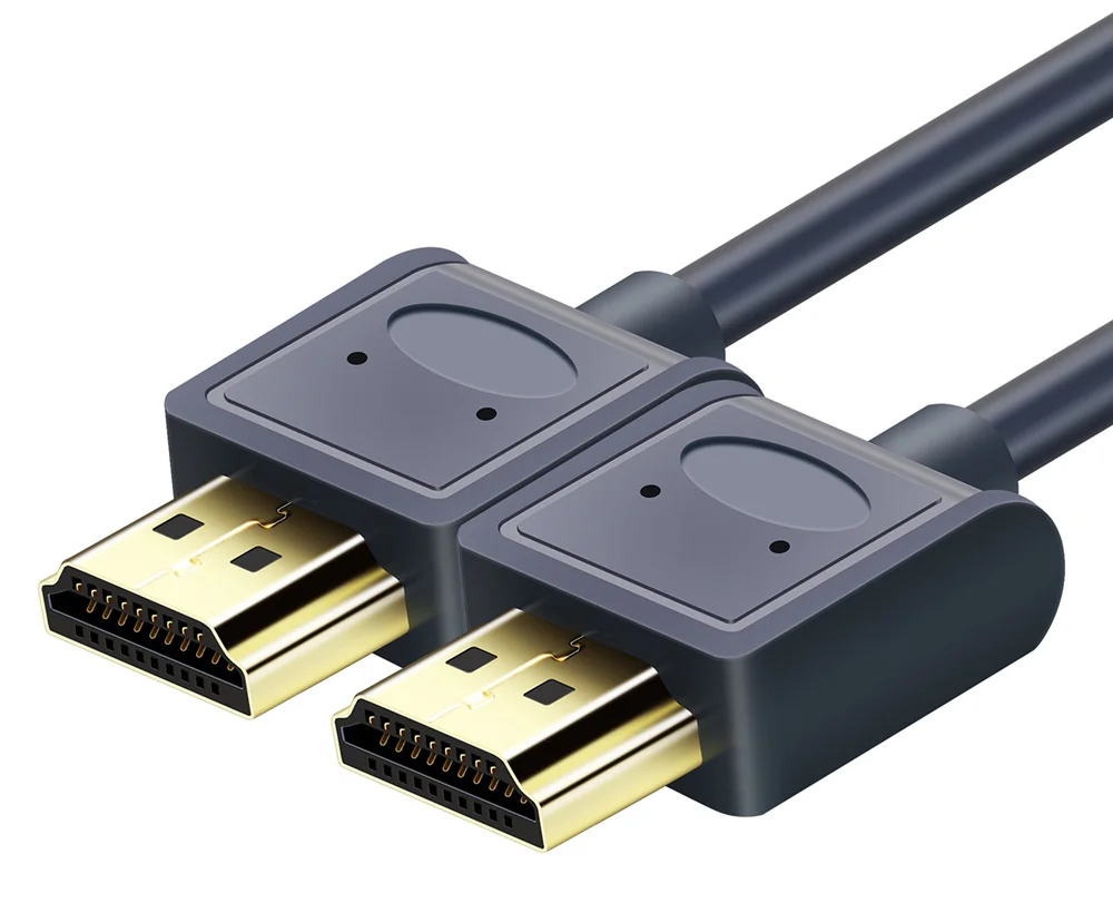 Φωτογραφία προϊόντος: CABLETIME καλώδιο HDMI AV540-USHEAAG με Ethernet, slim, 4K/60Hz, 18 Gbps, 1m, μπλε