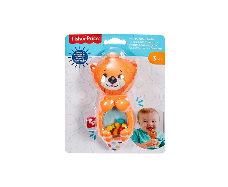 Φωτογραφία προϊόντος: Fisher Price Fisher-Price Hungry Otter Rattle Ζωάκια Κουδουνίστρες - Βίδρα GHL23 / FXC21