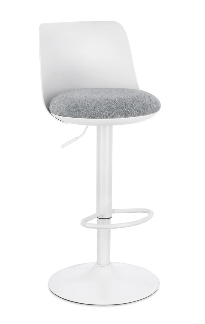 Φωτογραφία προϊόντος: Πολυθρόνα "Lowell" White Bar Stool 48x41cm (Bizzotto) (BZ-0734407)
