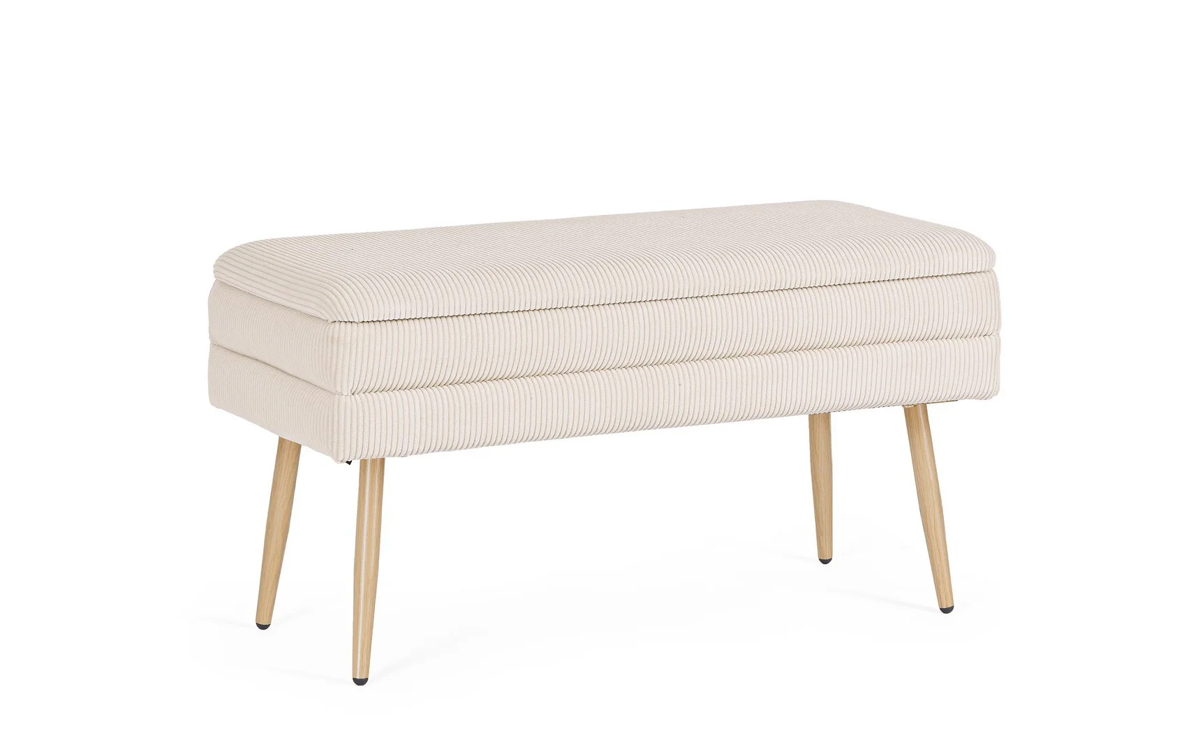 Φωτογραφία προϊόντος: Ταμπουρέ "Olga" White Storage 37x79cm (Bizzotto) (BZ-0721880)