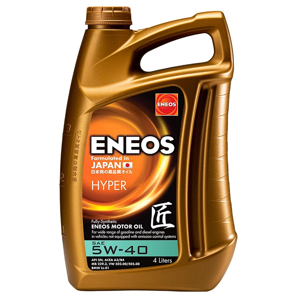 Φωτογραφία προϊόντος: Λάδι ENEOS HYPER 5W40 4lt 100% synthetic