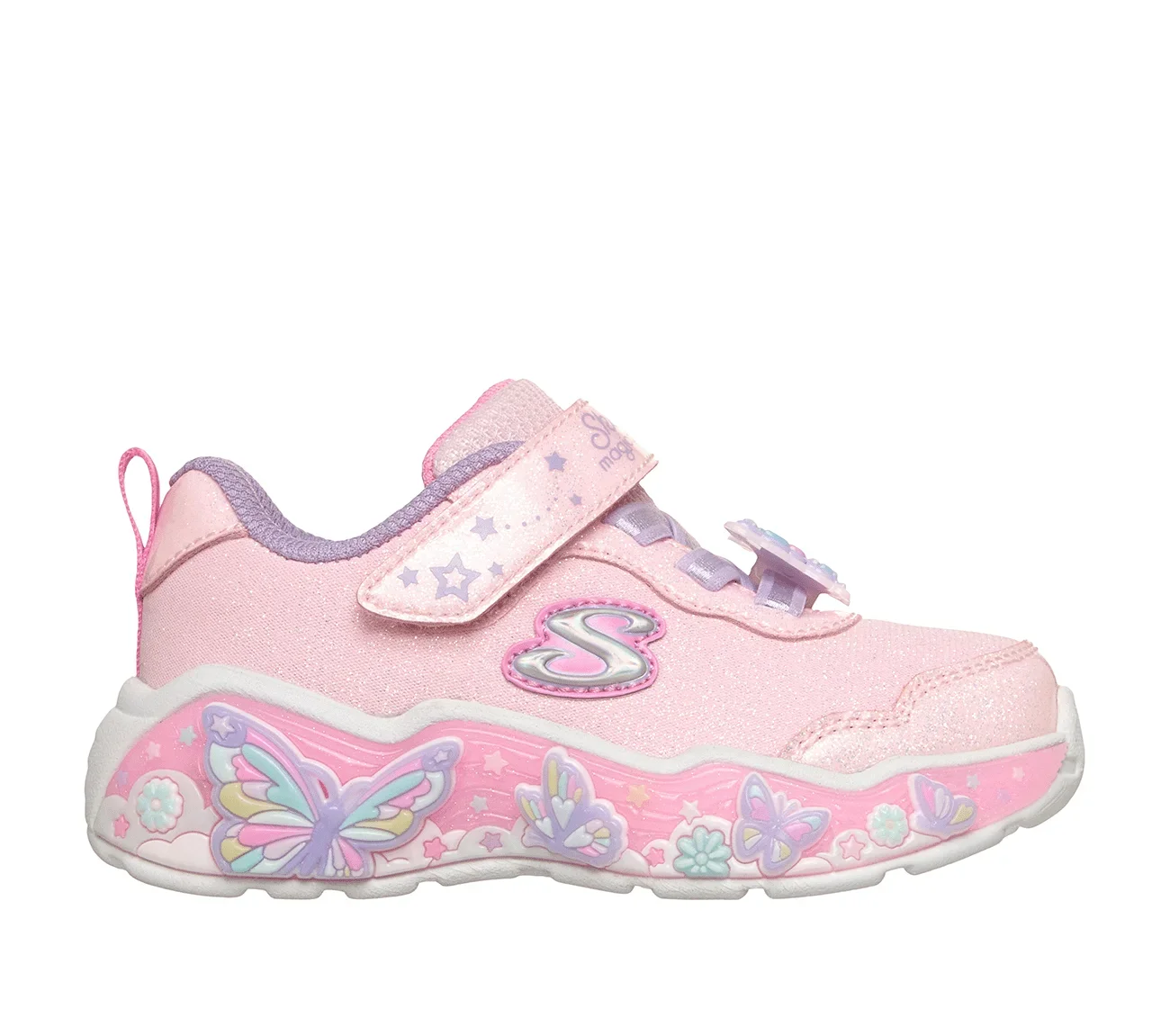 Φωτογραφία προϊόντος: SKECHERS JR INF Lighted Butterfly Wrap Sneaker W/ Gore & Strap (303066N-LPMT) ΥΠΟΔΗΜΑ