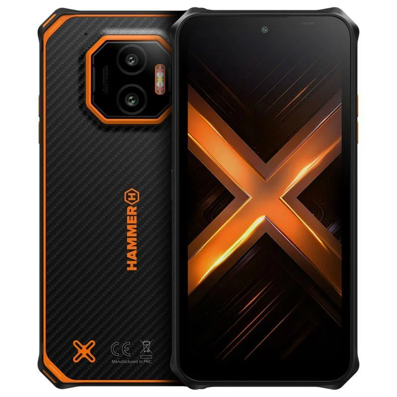 Φωτογραφία προϊόντος: Κινητό Τηλέφωνο Hammer Energy X2 5G (Dual SIM) 256GB 8GB RAM Μαύρο-Πορτοκαλί N70279