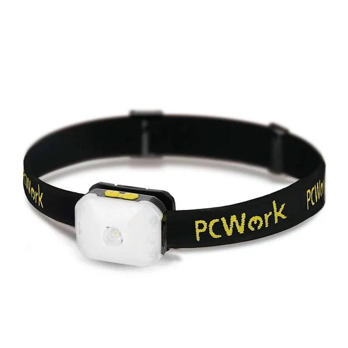 Φωτογραφία προϊόντος: PCWork Επαναφορτιζόμενος φακός κεφαλής με φωτεινότητα 200 lumens πιστοποίηση IPX4.