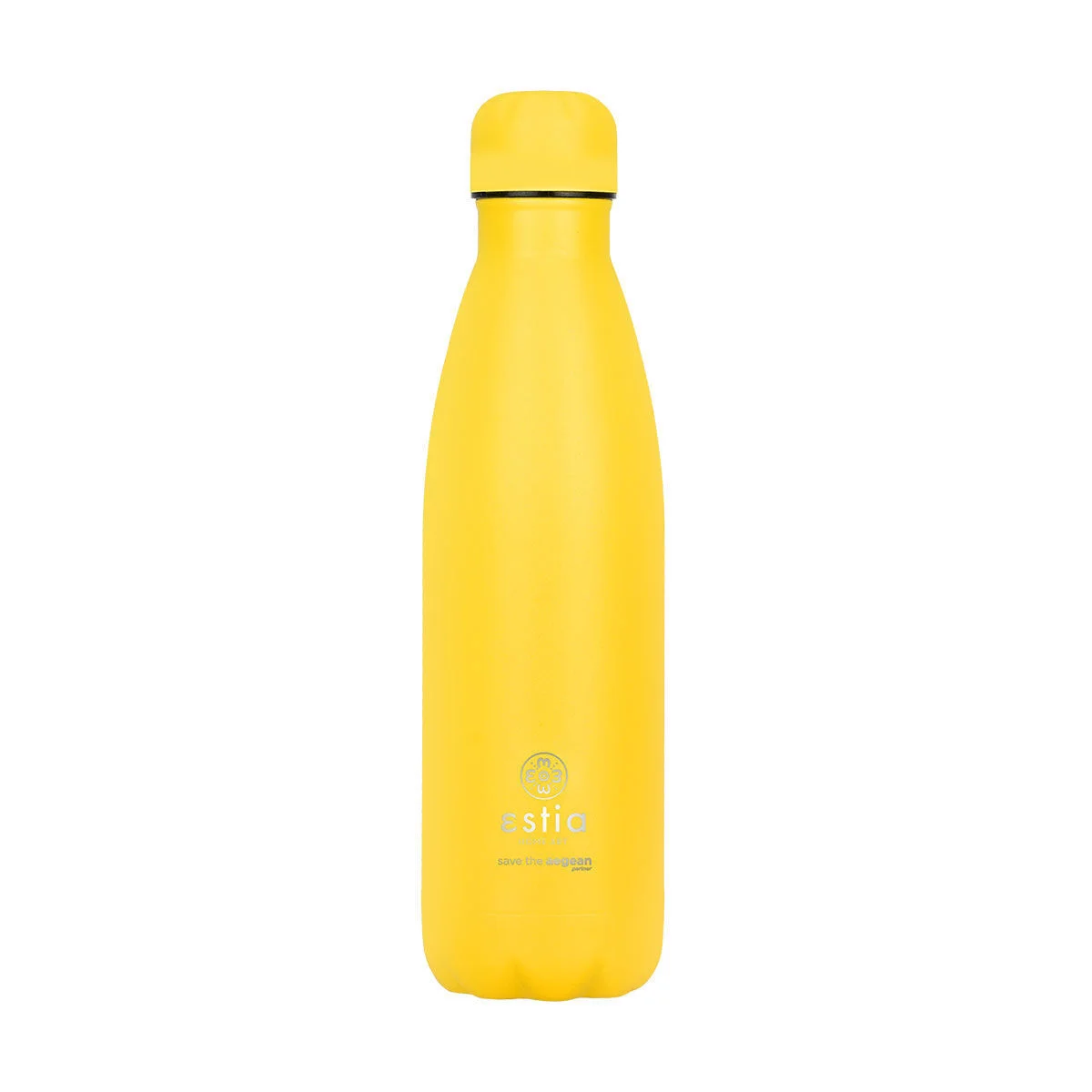 Φωτογραφία προϊόντος: estia Θερμός Flask Lite Save the Aegean 500ml Pineapple Yellow
