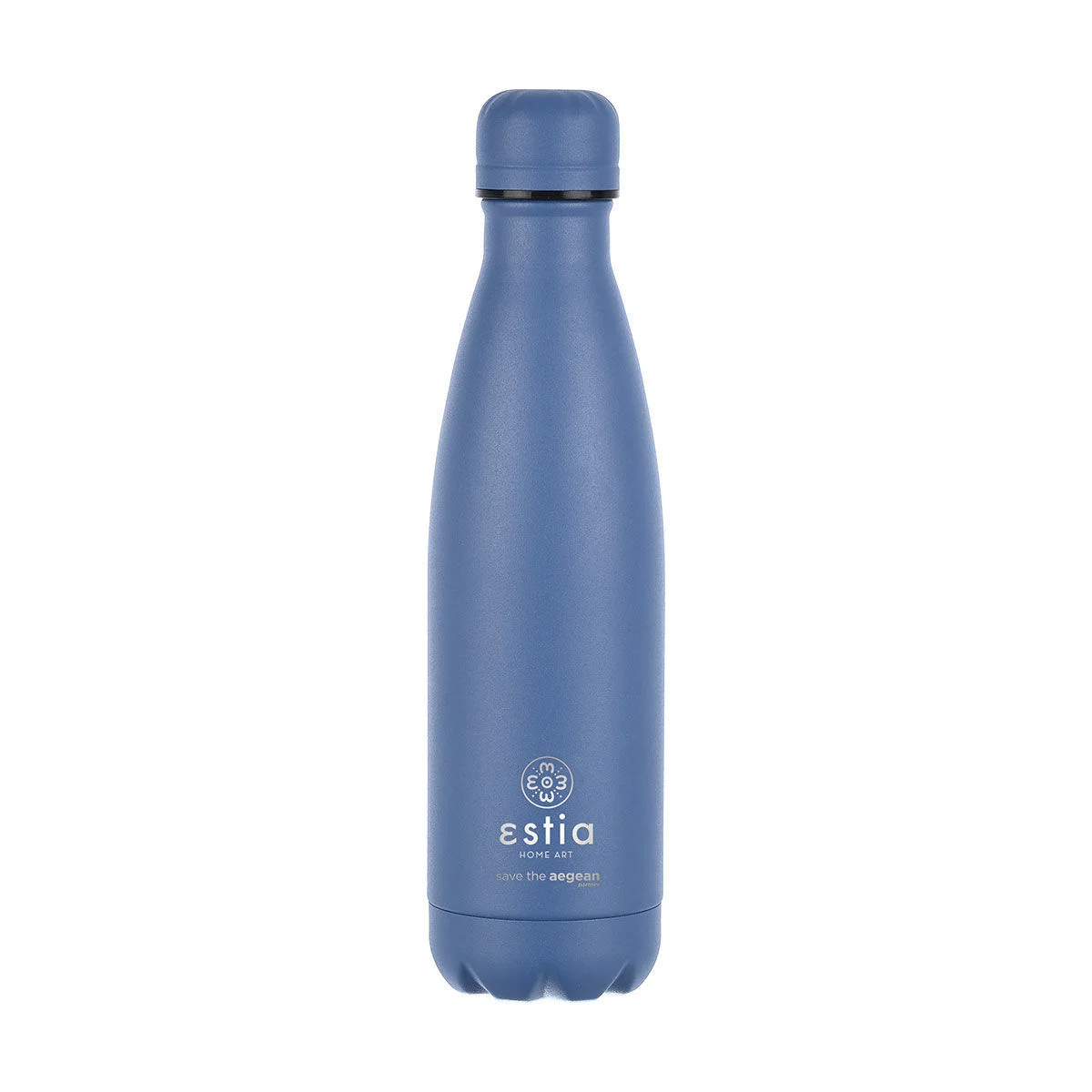 Φωτογραφία προϊόντος: estia Θερμός Flask Lite Save the Aegean 500ml Denim Blue