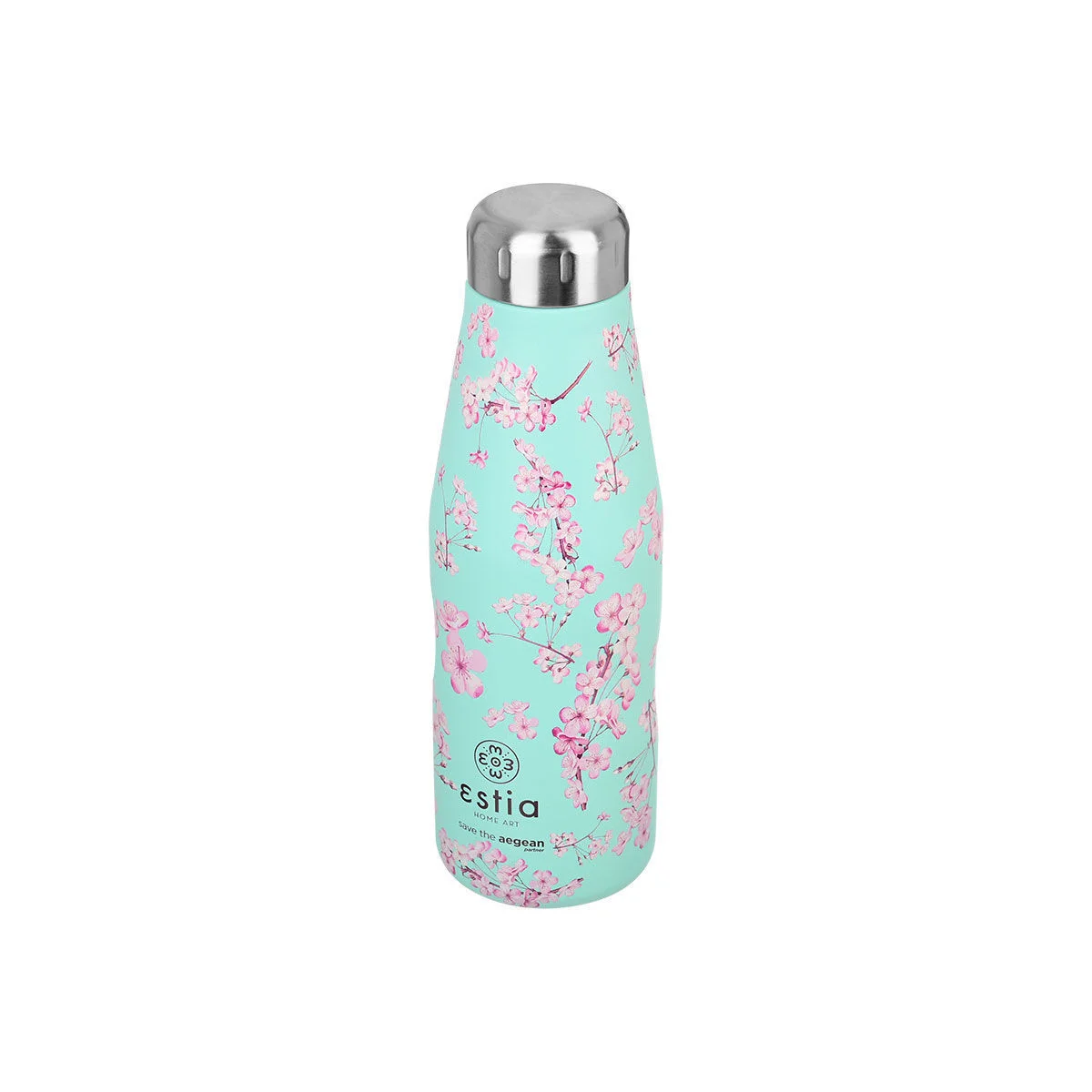 Φωτογραφία προϊόντος: estia Θερμός Travel Flask Save the Aegean 500ml Blossom Green