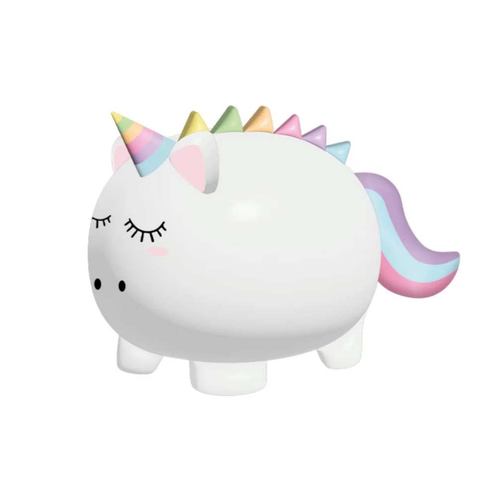 Φωτογραφία προϊόντος: Κουμπαράς Unicorn Πλαστικός i-Total 18x15x16cm Πολύχρωμος
