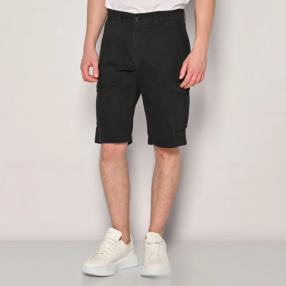 Φωτογραφία προϊόντος: Cargo Βερμούδα Ανδρική Black Regular Fit Brokers