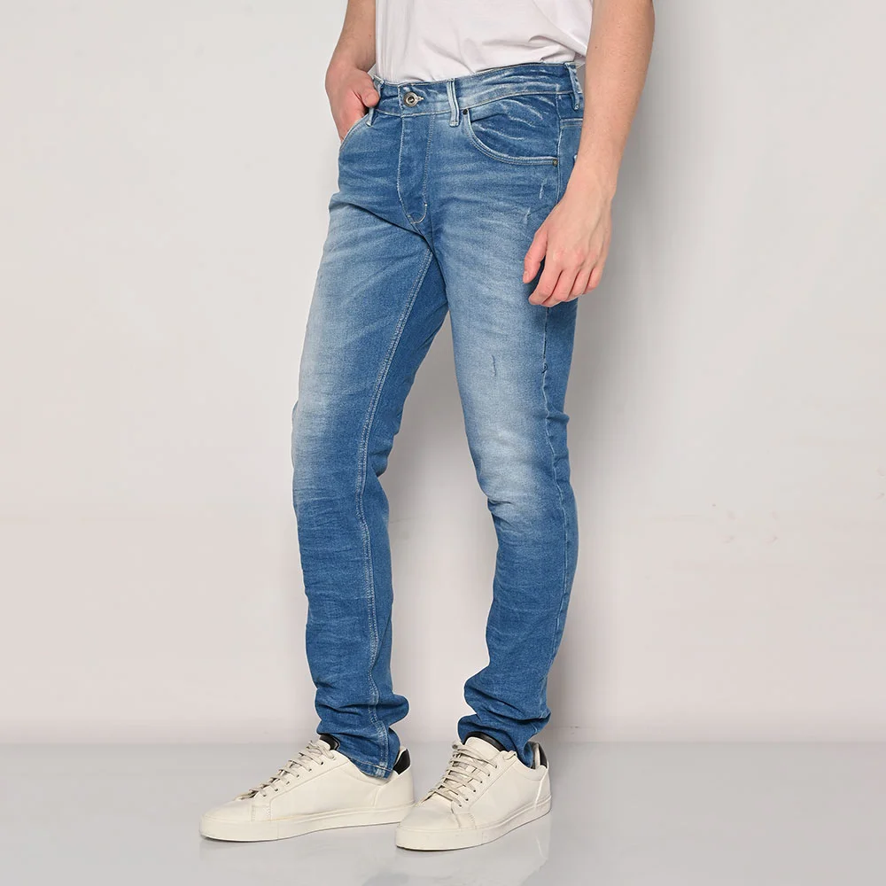 Φωτογραφία προϊόντος: Παντελόνι Jean Ανδρικό Brokers Slim Fit Μπλε