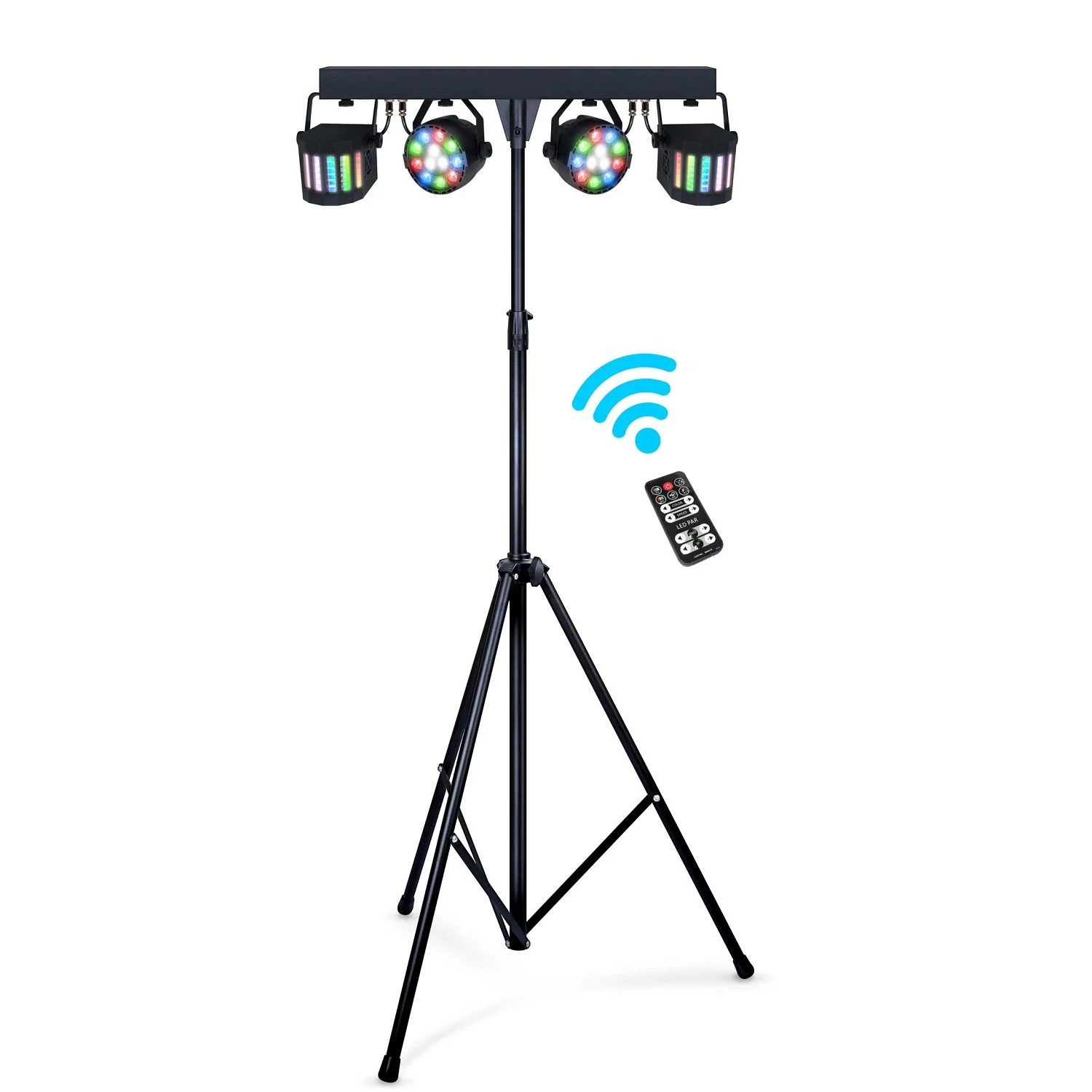 Φωτογραφία προϊόντος: Atomic4Dj PLS1 ComboFx lighting system with stand and remote control (61099)