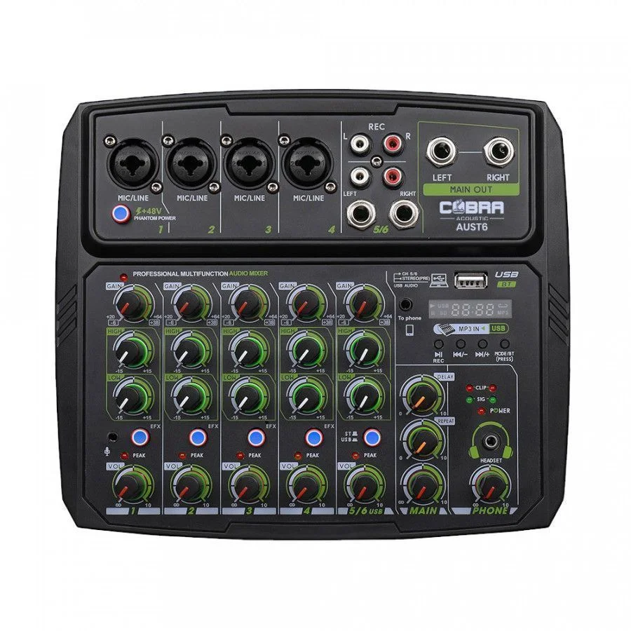 Φωτογραφία προϊόντος: COBRA PRO Cobra Streamer6 mini USB mixer for broadcast (AUST6)