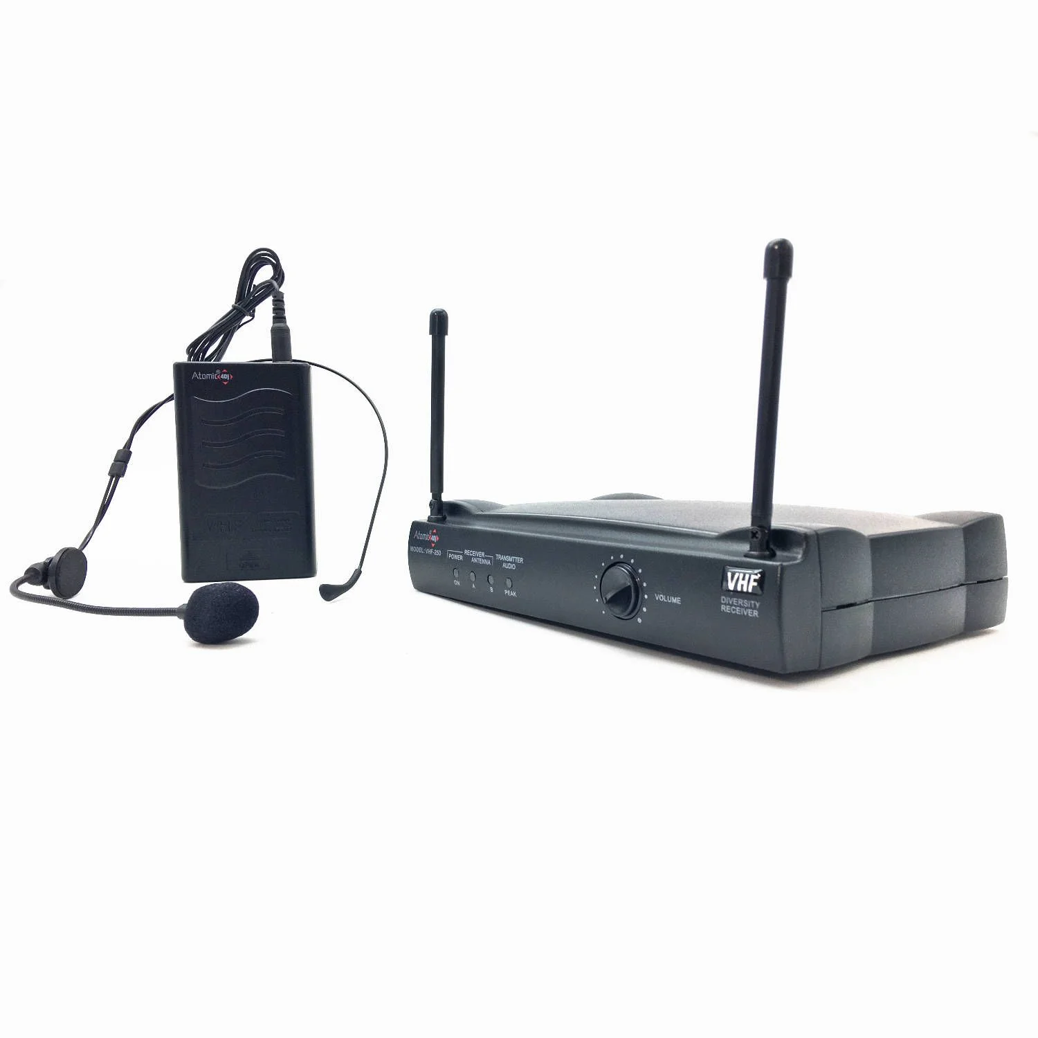 Φωτογραφία προϊόντος: ATOMIC PRO VHF250 Bp Radio Microphone Headset Microphone (22250)