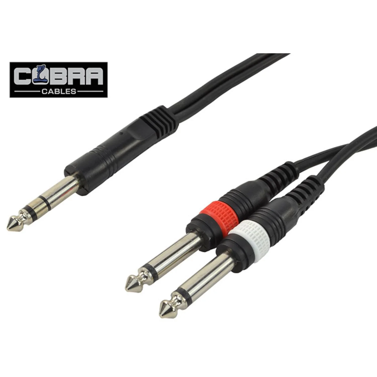 Φωτογραφία προϊόντος: Cobra Pro 6.3mm Stereo Jack Male / 2 x 6.3mm Mono Jack Male | 3m (CL120-03)