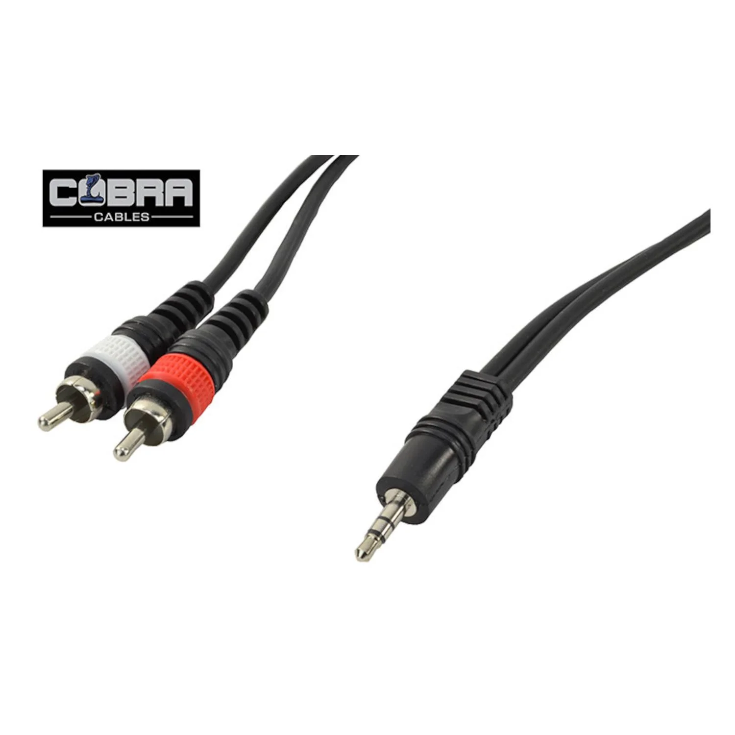 Φωτογραφία προϊόντος: Cobra Pro 3.5mm Stereo Mini Jack Male / 2x Rca cable | 0.2m (CL140-002)