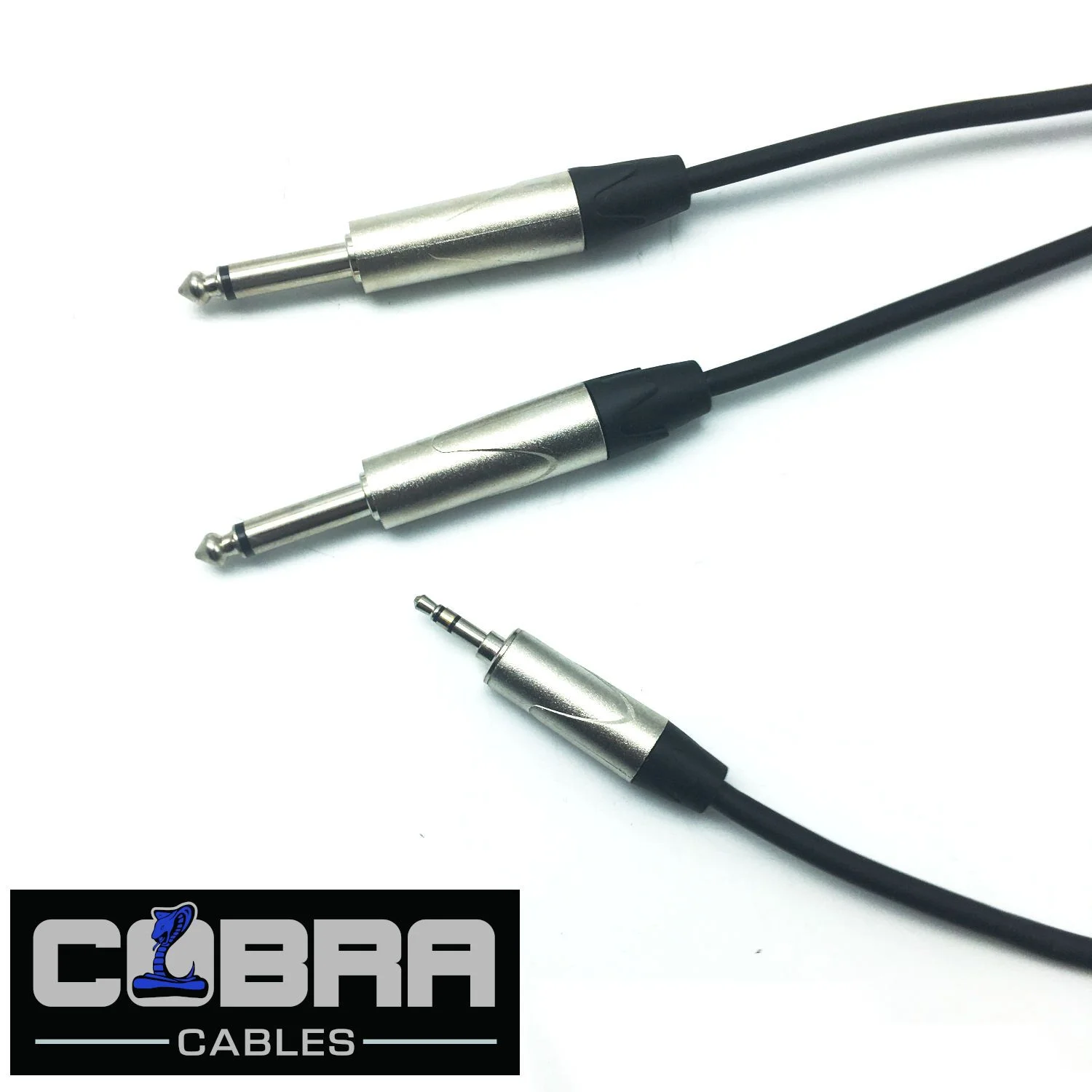 Φωτογραφία προϊόντος: Cobra Pro ProLine 3.5mm Stereo Mini Jack Male / 2x 6.35mm Mono Jack Male cable | 3m (CL205-03)