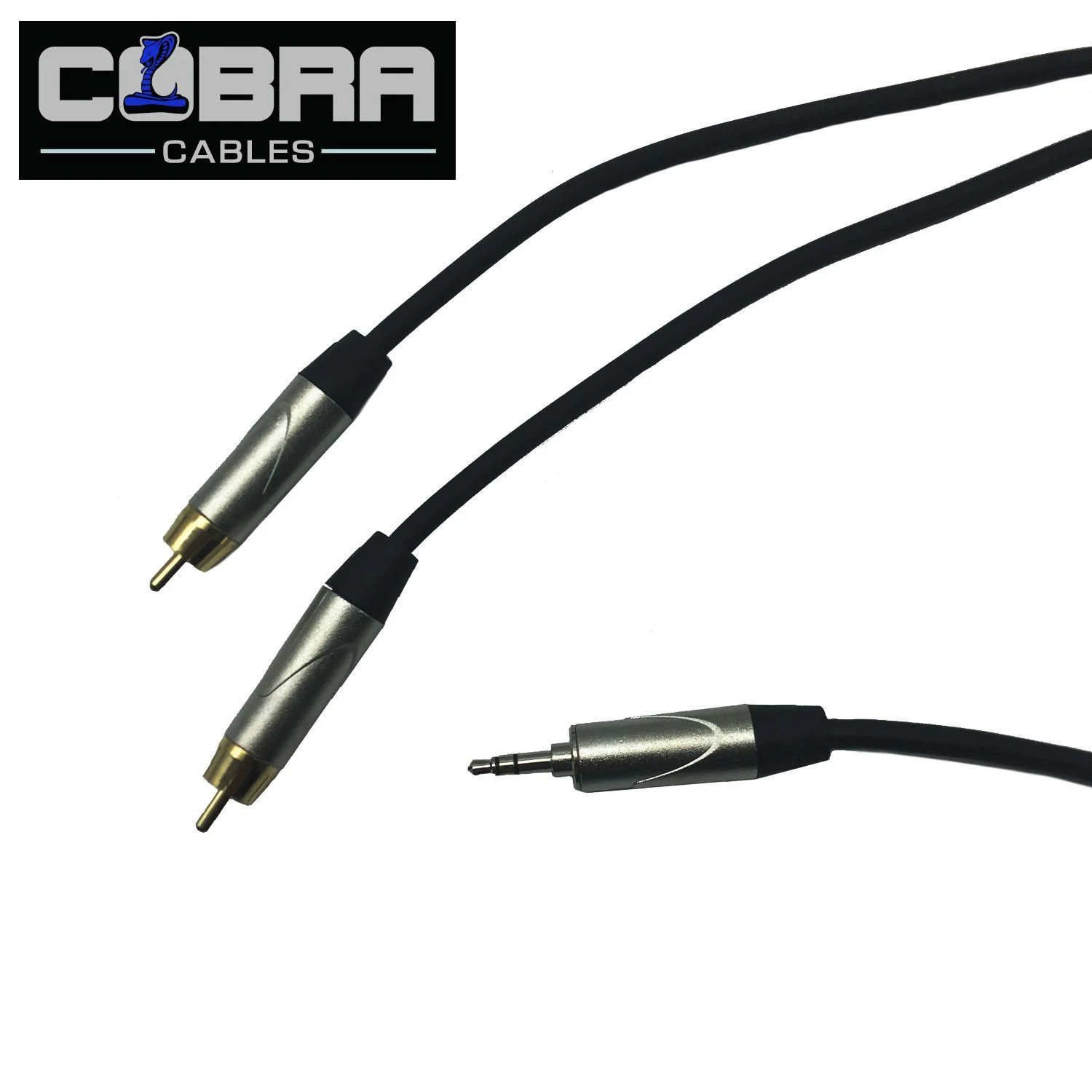 Φωτογραφία προϊόντος: Cobra Pro ProLine 3.5mm Stereo Mini Jack Male / 2x RCA cable | 1.5m (CL145-015)