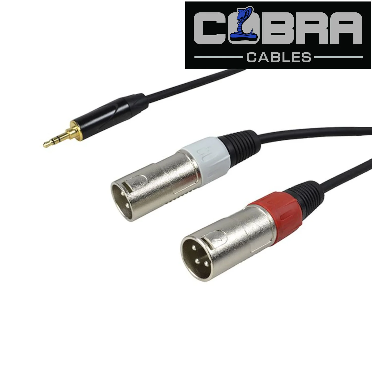 Φωτογραφία προϊόντος: Cobra Pro 3.5mm Stereo Mini Jack Male / 2x XLR Male cable | 1.5 m (CL330-015)