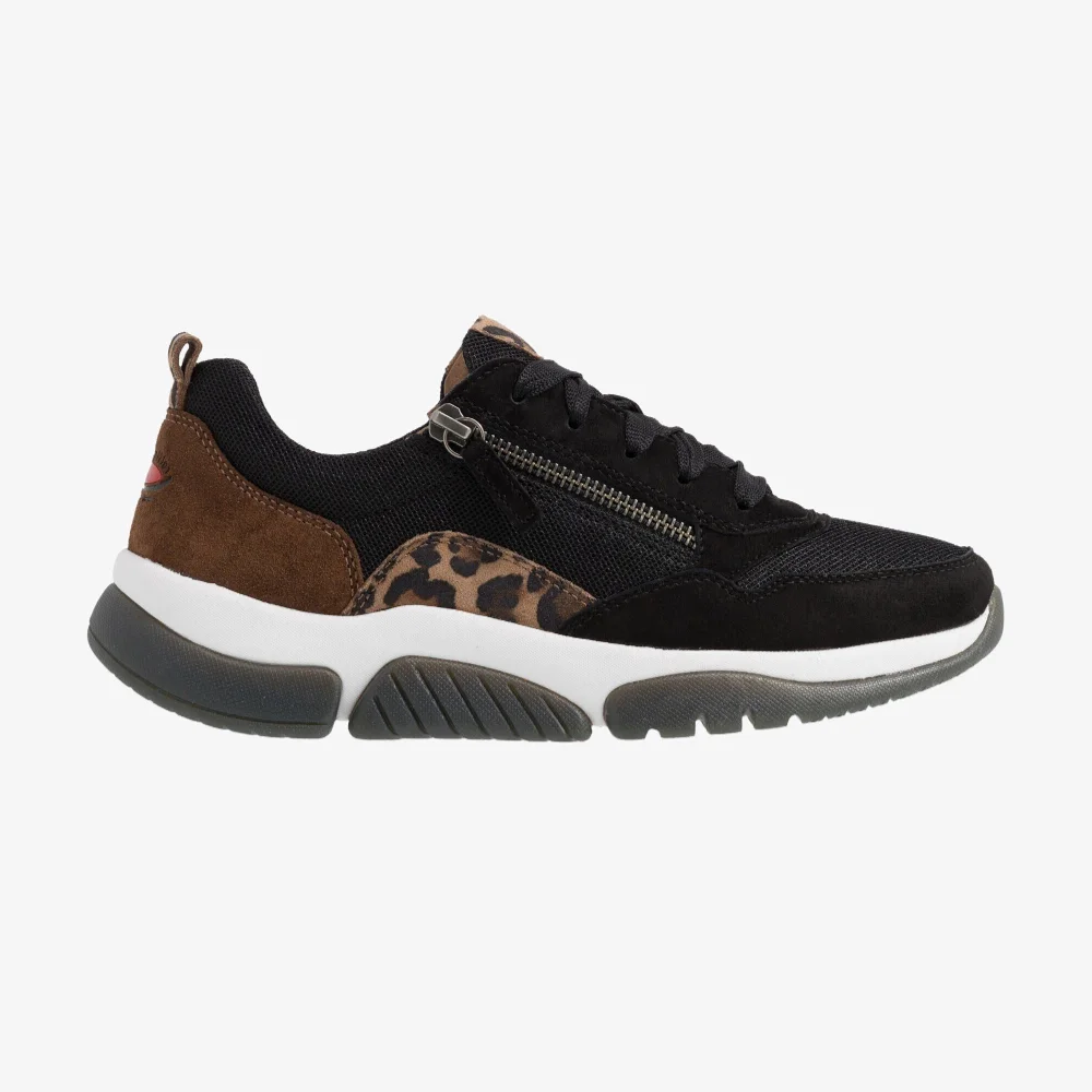 Φωτογραφία προϊόντος: Gabor Sneakers Γυναικείο Δέρμα Νυbuck/ύφασμα Μαύρο GAB/76938 47-SCHWARZ
