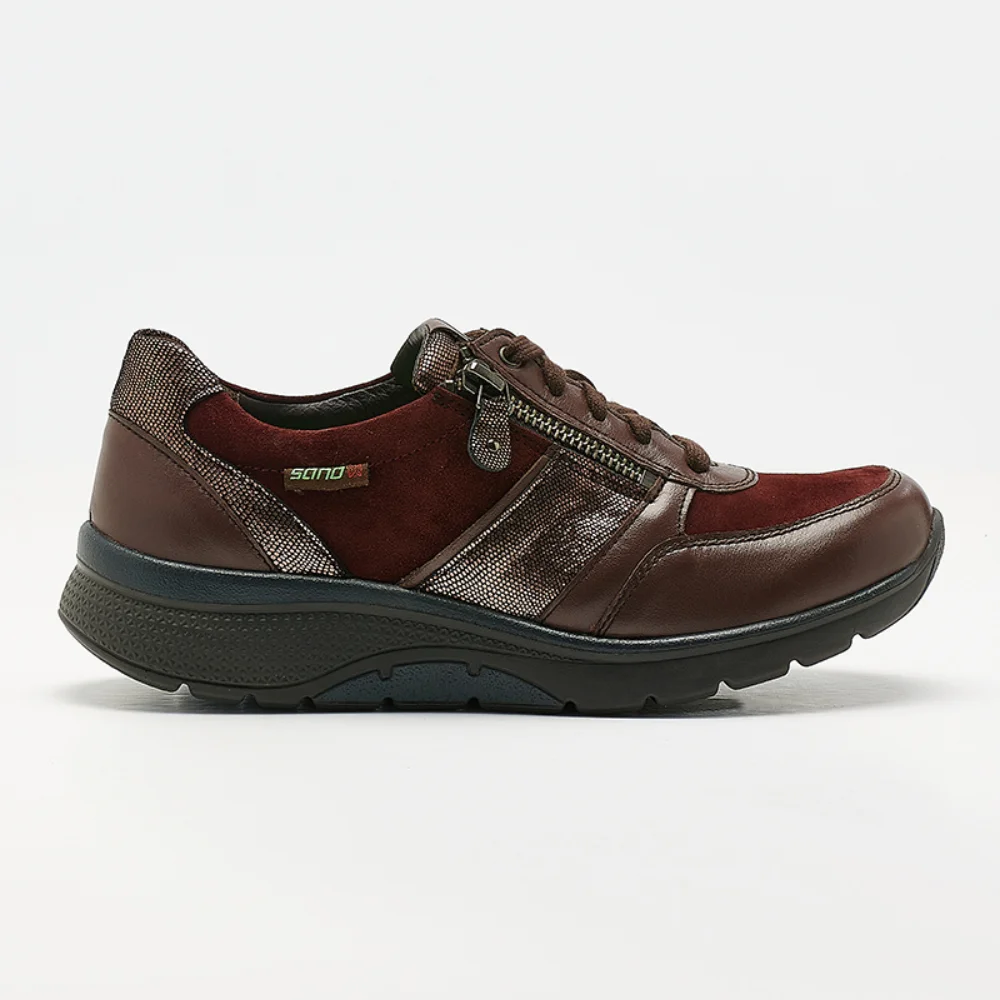 Φωτογραφία προϊόντος: MEPHISTO SANO Mephisto/Sano Sneakers Γυναικείο δέρμα/δέρμα Nubuck Καφέ SAN/IZAE BROWN